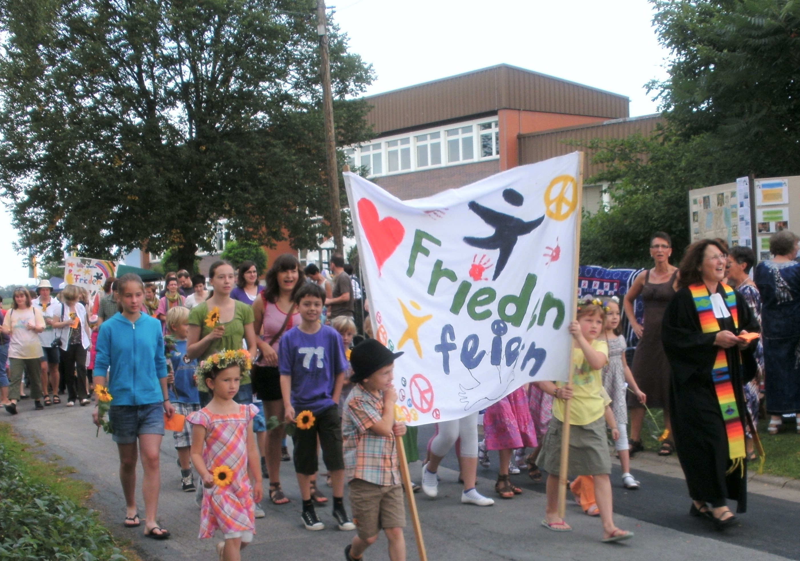 Kinderumzug im Rahmen des Coburger Friedensdankfestes.