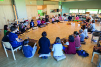 Umsetzung des Stundenthemas Musik auf Stabspielen Foto: Orff-Schulwerk Gesellschaft Deutschland e. V. Umsetzung des Stundenthemas Musik auf Stabspielen